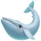 Whale emoji on Apple